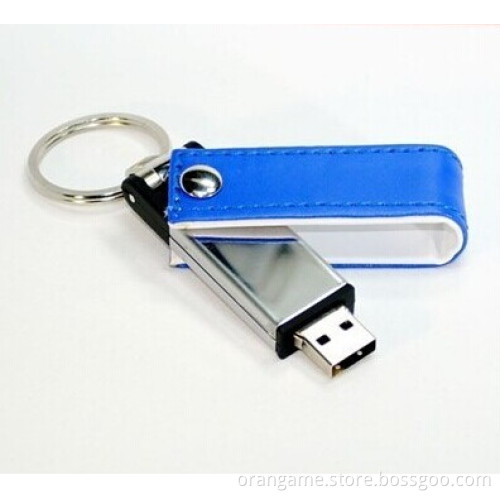 Wholesale Promotion Personal Leather USB Flash Drive with High Quality